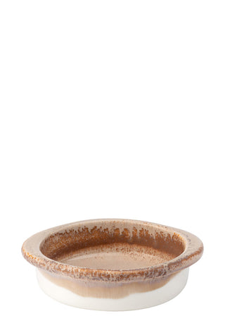Murra Blush Porcelain Round Eared Dish, Oven Safe, Dishwasher Safe Ceramic Dishes 16cm/ 18cm - Set of 6