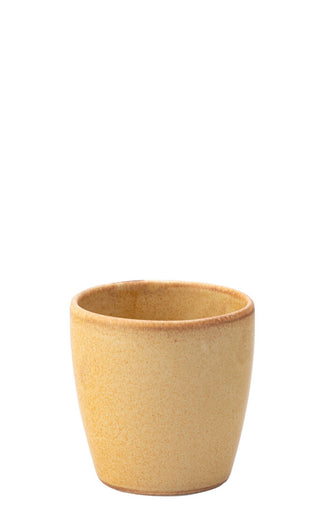 Murra Honey Glazed Porcelain Chip Pot 300ml (10.5oz), Ceramic Serving Cup, Dishwasher Safe - Pack of 6