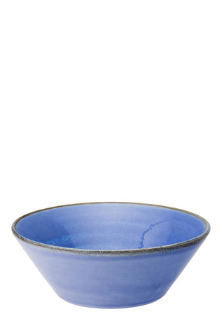 Murra Pacific Blue Porcelain Conical Bowl for Table Service, Dishwasher Safe 13cm, 16cm, 19.5cm Round - Box of 6