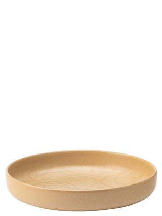 Maze Flax Presentation Bowl – Porcelain Serving Bowl, Textured Finish, Dishwasher Safe, 20/24cm, Pack of 6