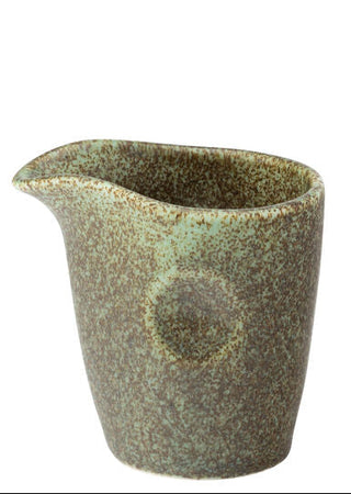 Granite Finish Sauce Jugs 130ml (4.5oz) | Reactive Glaze Porcelain Pourers | Restaurant Gravy & Sauce Jugs | Pack of 6