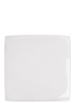 Pure White Square Porcelain Plate 20.5cm (8") – Pack of 18 | Restaurant Ceramic Side & Dessert Plates (3 Boxes of 6)