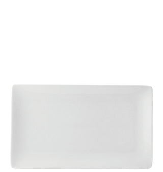 Pure White Rectangular Porcelain Plate 28 × 16cm – Pack of 18 | Restaurant Starter & Dessert Plates (3 Boxes of 6)