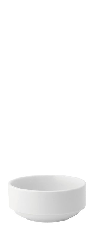 Pure White Stacking Porcelain Soup Bowls 10oz (280ml) Ceramic Serving Bowls, Dishwasher Safe – Pack of 36