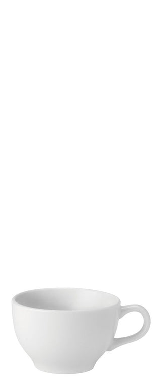 Pure White Cappuccino Cups 7.5oz (21cl) Porcelain Teacups and Coffee Cups – Pack of 24