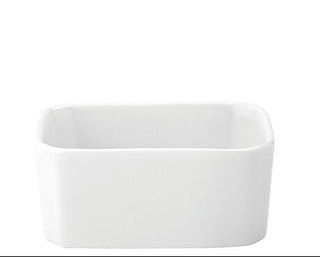 6pcs Pure White Sugar Packet Holder 3.5" (9cm) Ceramic Tea Bag Bowl, Sugar Bag Holder for Home, Restaurant