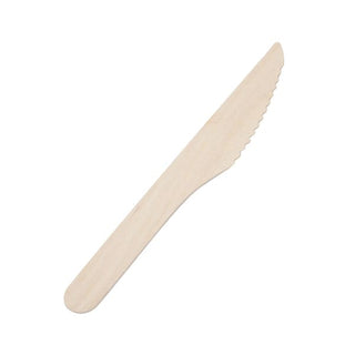 Pack Of 1000 Wooden Knife (160mm/6.3")