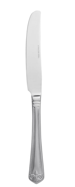 Stainless Steel Table Knife, Jesmond Parish Style Cutlery, Dishwasher Safe, Classic Dining Design - Pack of 12/ 240