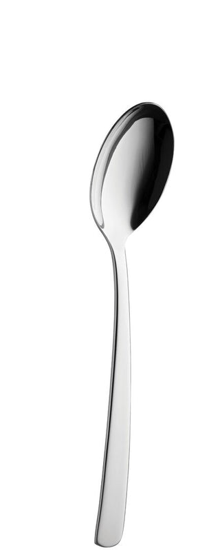 Dessert Spoon, Axis Signature Collection Polished Stainless Steel Cutlery Dinner Spoons - Set of 12