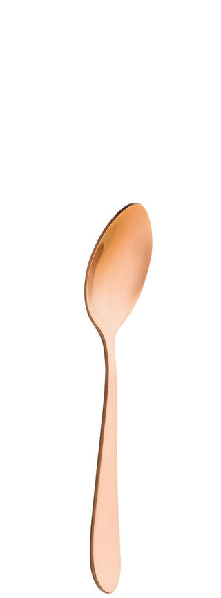 Tea Spoon, Rio Collection Copper Finish Stainless Steel Teaspoons, Durable Everyday Use, Modern Table Service - Set of 12