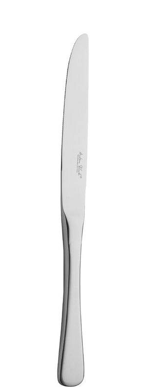 Dessert Knife, Mistral Collection Contemporary Cutlery, Polished Stainless Steel Finish Table Knives - Box of 12