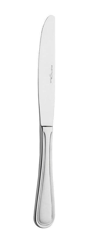 Table Knife Set of 12, Anser Collection Stainless Steel Cutlery Table Knives, Understated Embossed Design, Dishwasher Safe