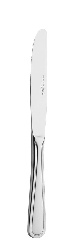 Dessert Knife, Anser Collection Stainless Steel Knives, Understated Embossed Design, Dishwasher Safe - Set of 12
