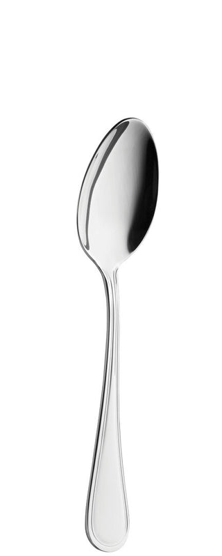 Dessert Spoons Set of 12, Anser Collection Stainless Steel Cutlery, Understated Embossed Design Table Spoon