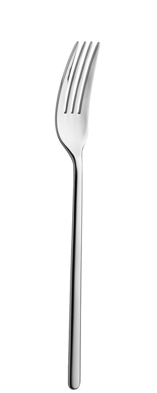 Table Fork, X Lo Collection Stainless Steel Cutlery, Slim Contemporary Design, Dining Service Forks, Box of 12