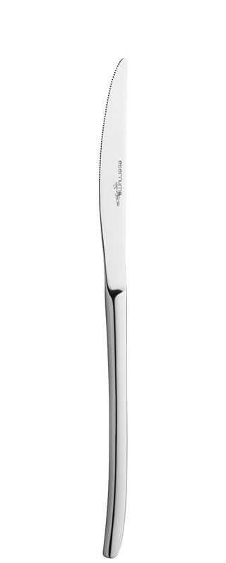 Dessert Knife, X Lo Collection Stainless Steel Cutlery, Slim Contemporary Design, Dessert Service Knives, Box of 12