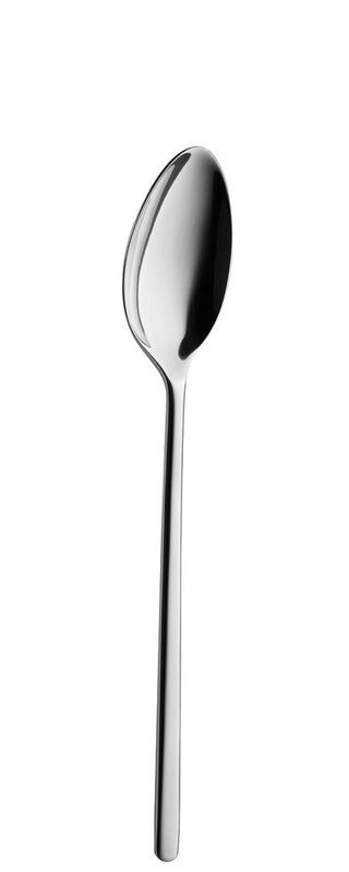 Dessert Spoon, X Lo Collection Stainless Steel Cutlery, Slim Contemporary Design, Dessert Service Spoons, Box of 12