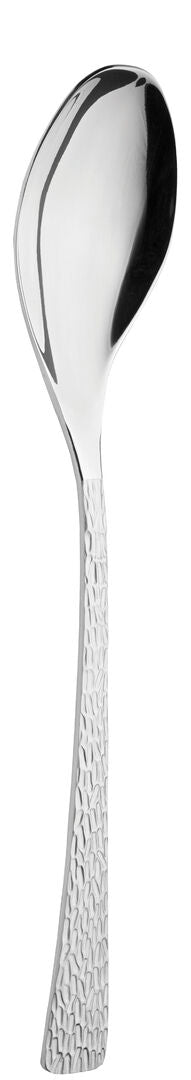 Dessert Spoon, Artesia Collection Stainless Steel, Textured Handle, Contemporary Cutlery Spoons, Box of 12