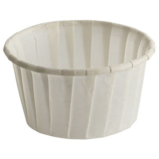 Paper Portion Pot 4oz 11.8cl Sauce & Portion Cups for Takeaway and Food Service 250Pcs