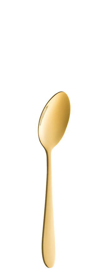 Bullion Collection Teaspoon - Gold Stainless Steel,, Dishwasher Safe, Luxury Cutlery, Catering Spoon - Pack of 12