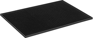 Rubber Bar Mat, Bar Accessories Range, Rubber, 18x12in, 24x3in, Durable, Drink Preparation & Glass Drying, Pack of 12