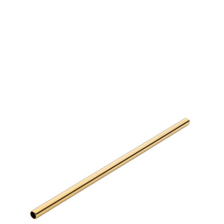 Stainless Steel Gold Cocktail Straw, Straws - Metal Range, Gold Finish, 5.5" (14cm), Eco-Friendly, Box of 12