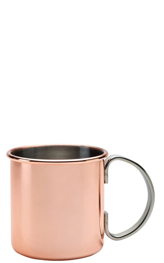 Copper Plated Stainless Steel Mugs, Pack of 6, 480ml (17oz) Capacity, Frosted Finish, Cocktail & Drink Service