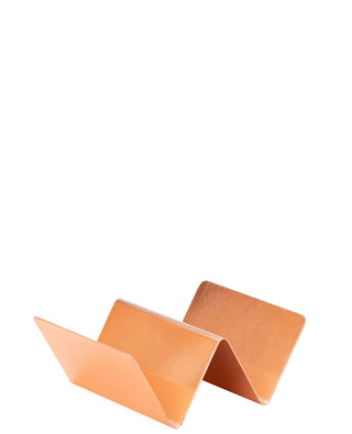 Double Street Food Stand – Stainless Steel or Copper Finish, Stackable Table Presentation Stand (13.5 x 10cm) Pack of 12