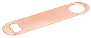 Copper Plated Bar Blade Bottle Opener 7" (18cm) – Professional Stainless Steel Bar Tool - Pack of 12