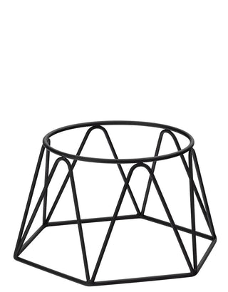 Stainless Steel Geometric Plate Riser - Set of 6, Dining Table Presentation Display Stand - Gold, Chrome, Copper or Black