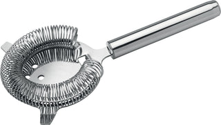 Deluxe Hawthorne Strainer 2 Prong – Professional Cocktail Strainer, Stainless Steel & Copper Finish - Pack of 6