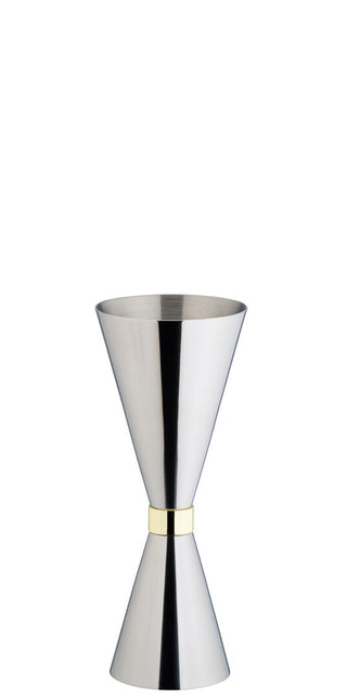 Double Jigger, Japanese Style Collection, Tapered Design, 25ml / 50ml, Accurate Measuring, Cocktail Bar Use - Pack of 6