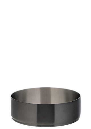 Round Serving Bowl, Unity Collection, Brushed Stainless Steel Design, 14cm, Stackable, Table Presentation - Box of 6