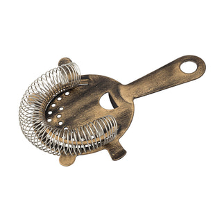 Stainless Steel Cocktail Strainer 4-Prong Bar Strainers for Bartending, Vintage Martini Strainer for Boston Shaker