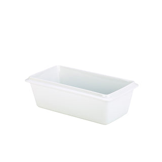 White Vitrified Gastronorm Dishes for Hot & Cold Foodservice – GN 1/2 & GN 1/3, 32.5cm Length, Multiple Depths & Capacities