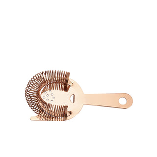 2 Prong Hawthorne Strainer – Copper Plated Stainless Steel Cocktail Strainer