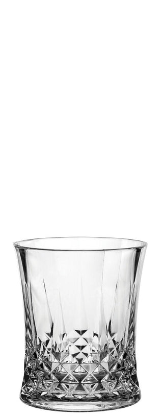 Polycarbonate Old Fashioned Glass 10.25oz (29cl) Gatsby Collection – Clear Cut-Glass Style Tumbler - Pack of 4/ 12