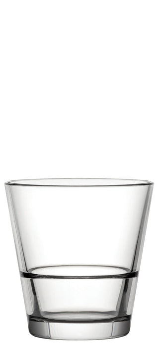 Venture DOF Whisky Tumbler 9oz/ 12oz, Clear Polycarbonate Compact Spirit Serve with Durable Build, Pack of 12