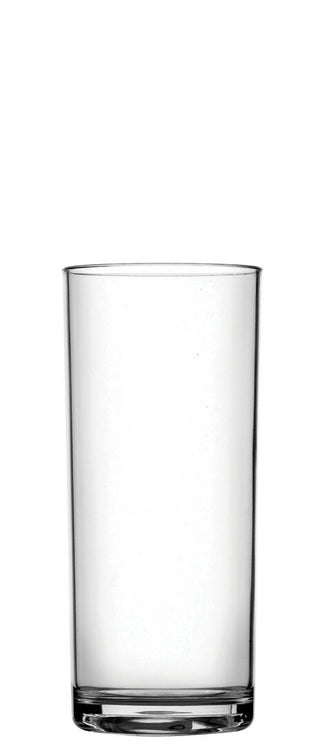 President Tumbler 10oz/ 290ml, CE Marked Clear Polycarbonate Drinkware Glasses, Pack of 36