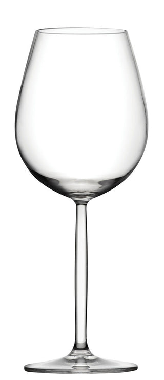 Sommelier Wine Glass 15oz/ 20oz, Clear Polycarbonate Balanced Bowl for Red and White Wine Tasting, Pack of 12