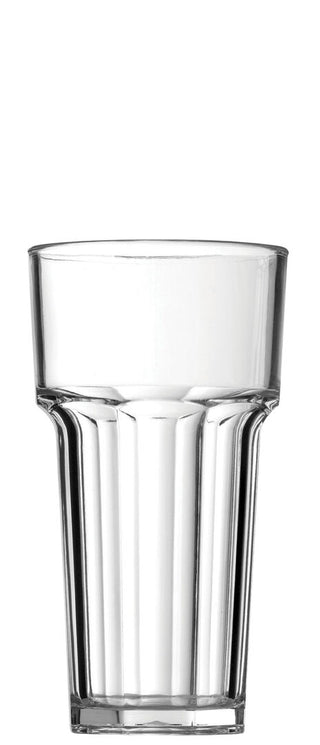 American Hiball Tumbler 10oz/ 12oz, Clear Polycarbonate Tall Mixer Serve for Spirits and Soft Drinks, Pack of 36