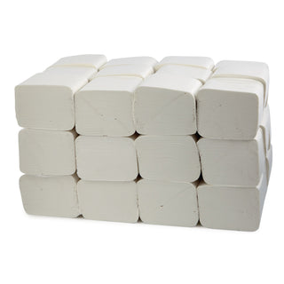 Case of 9000 Bulk Pack Toilet Tissue Flat Sheet