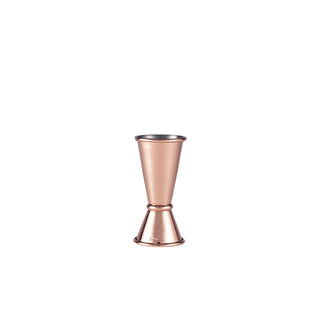 Cocktail Jigger – Copper Plated Stainless Steel, Ideal For Bars, Restaurants and Mixology Setups - 20/40ml & 25/50ml