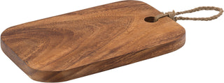 Discovery Board 12" (30.5cm) - Authentic Acacia Wood Serving Board with Rope - Set of 6