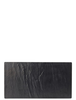 Slate/Granite Melamine Platter GN 1/3 - 12.75" (32.5cm) - Reversible Matte Slate & Glossy Granite - Set of 6