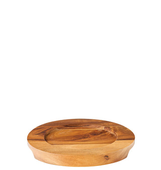 Round Wood Board 5.5", 6.5" & 7.5" – Acacia Wood, Dishwasher Safe, Ideal for Serving & Presentation