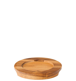 Round Wood Board 5.5", 6.5" & 7.5" – Acacia Wood, Dishwasher Safe, Ideal for Serving & Presentation