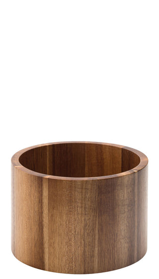 Acacia Punch Barrel Stand / Bowl 6.75" (17cm) - Wooden Stand for Punch Barrel - Set of 1