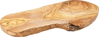 Rustic Wooden Oval Serving Platter, Natural Olive Wood 40cm/ 15.75 Inch Set of 6 | Ideal for Food Presentation