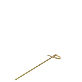 Knot Bamboo Skewer, Natural Bamboo, 9cm (3.5"), Set of 100, Ideal for Cocktails, Appetizers, and Small Bites